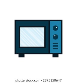 Microwave design vector on white background. Eps 10.