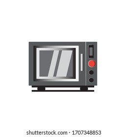 Icono vectorial Microwave Electric Oven.