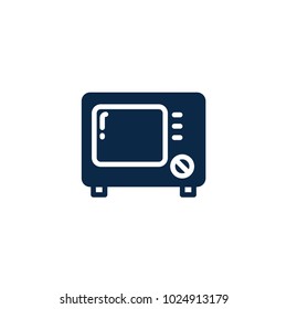microwave glyph icon
