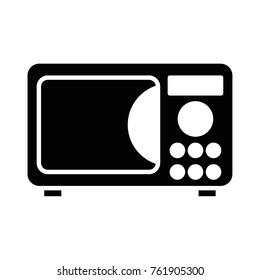 Microwave glyph icon