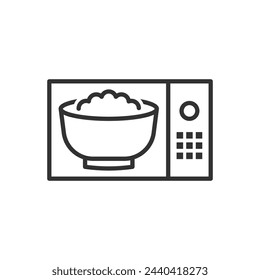 Microwave Icon - Bowl Icon