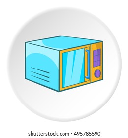 Microwave icon. Cartoon illustration of microwave vector icon for web