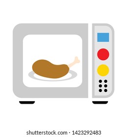 microwave icon. flat illustration of microwave vector icon for web