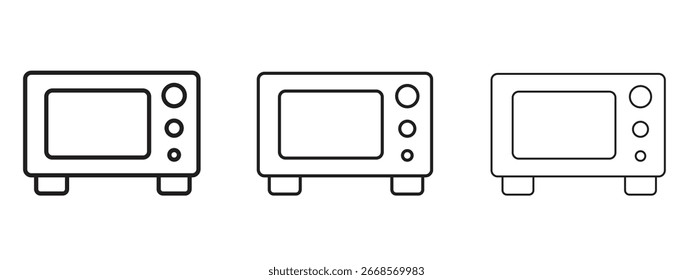 Ícone de micro-ondas para projetos de design gráfico