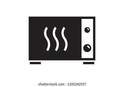 microwave, icon illustration