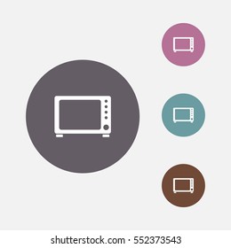 microwave icon illustration vector, can be used for mobile and web design.