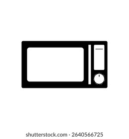 Microwave icon on white background.