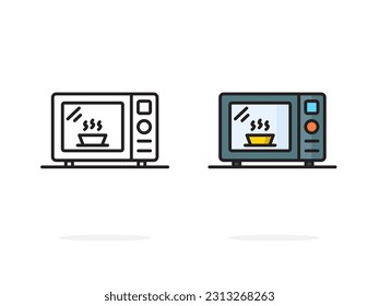 microwave icon microwave oven logo for app web logo banner button icon