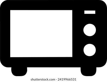 microwave icon, oven safe, line symbol on white background