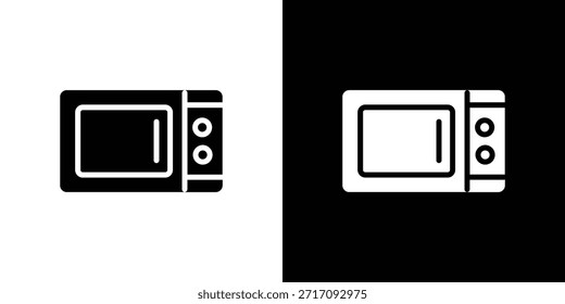 Microwave icon set Vector Design for mobile concept and web design.