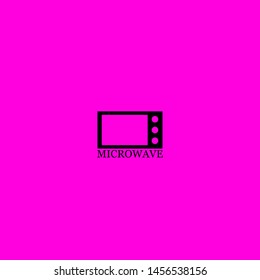 microwave icon sign signifier vector