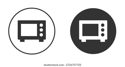 Ícone de micro-ondas forma gráfico simples clipart símbolos