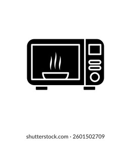 microwave icon, simple flat style, illustration, logo sign symbol pictogram template, for ui or ux isolated on white for mobile app, editable