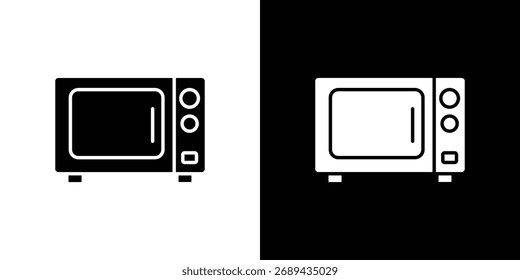 ícone de micro-ondas ilustração simples em design plano