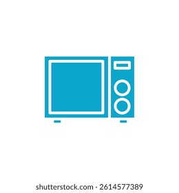 microwave icon Simple thin line stroke vector