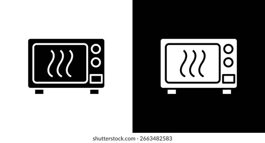 Microwave icon symbol sign, vector, eps 10