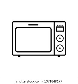 Icono De Microondas, Ilustración De Arte Vector De Microondas