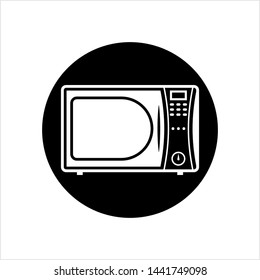 Microwave Icon, Microwave Vector Art Illustration