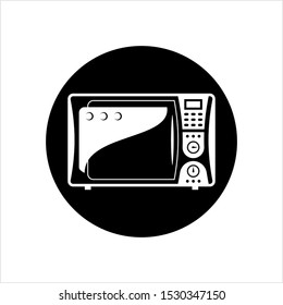 Microwave Icon, Microwave Vector Art Illustration