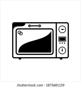Microwave Icon, Microwave Vector Art Illustration