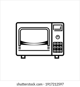 Microwave Icon, Microwave Vector Art Illustration
