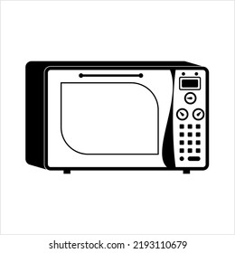 Microwave Icon, Microwave Vector Art Illustration