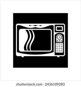 Microwave Icon, Microwave Vector Art Illustration