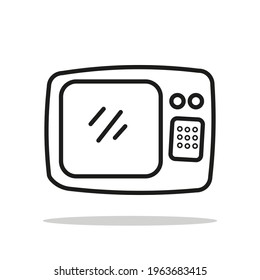 microwave icon. microwave vector design