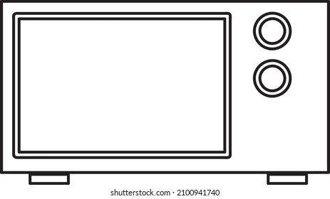 microwave icon. microwave vector design. sign design line art.eps