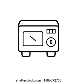 Microwave icon vector design template
