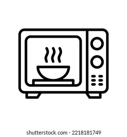 microwave icon vector design template in white background