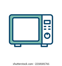 microwave icon vector design template in white background