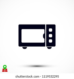 Microwave Icon vector, Vector EPS 10 illustration style