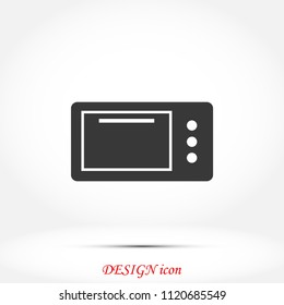 Microwave Icon vector, Vector EPS 10 illustration style