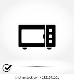 Microwave Icon vector, Vector EPS 10 illustration style
