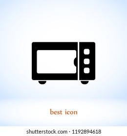 Microwave Icon vector, Vector EPS 10 illustration style