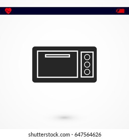 Microwave Icon vector, Vector EPS 10 illustration style