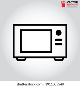 Microwave icon vector. Eps10 vector illustration.