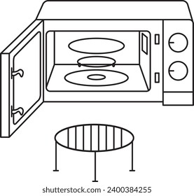 Microwave icon , vector illustration