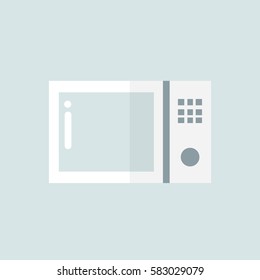 microwave icon. vector illustration