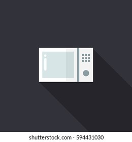 microwave icon. vector illustration