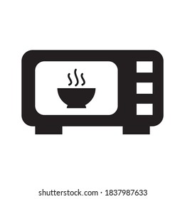 Microwave Icon Vector Illustration Design Template