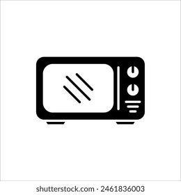 Microwave icon . Microwave vector illustration isolated on white background.