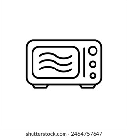 Microwave icon . Microwave vector illustration isolated on white background.