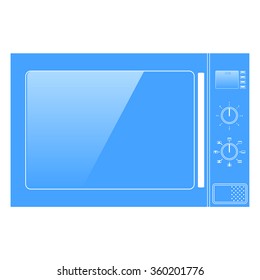 Microwave icon. Vector Illustration isolated on white background