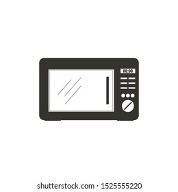 Microwave Icon Vector Illustration on the white background.