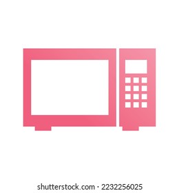 microwave icon vector image on white background