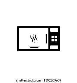 Microwave icon. Vector isolated illustration. - Vector
