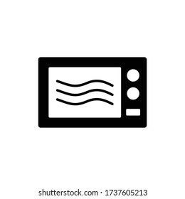 microwave icon - vector sign 