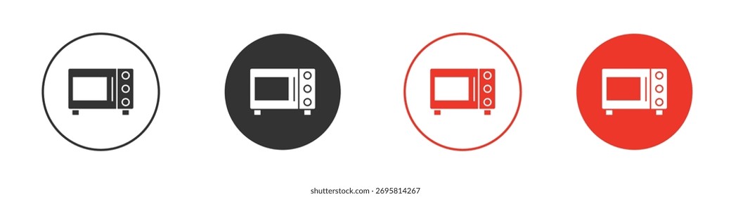 Microwave icon vector, Symbol, logo illustrations